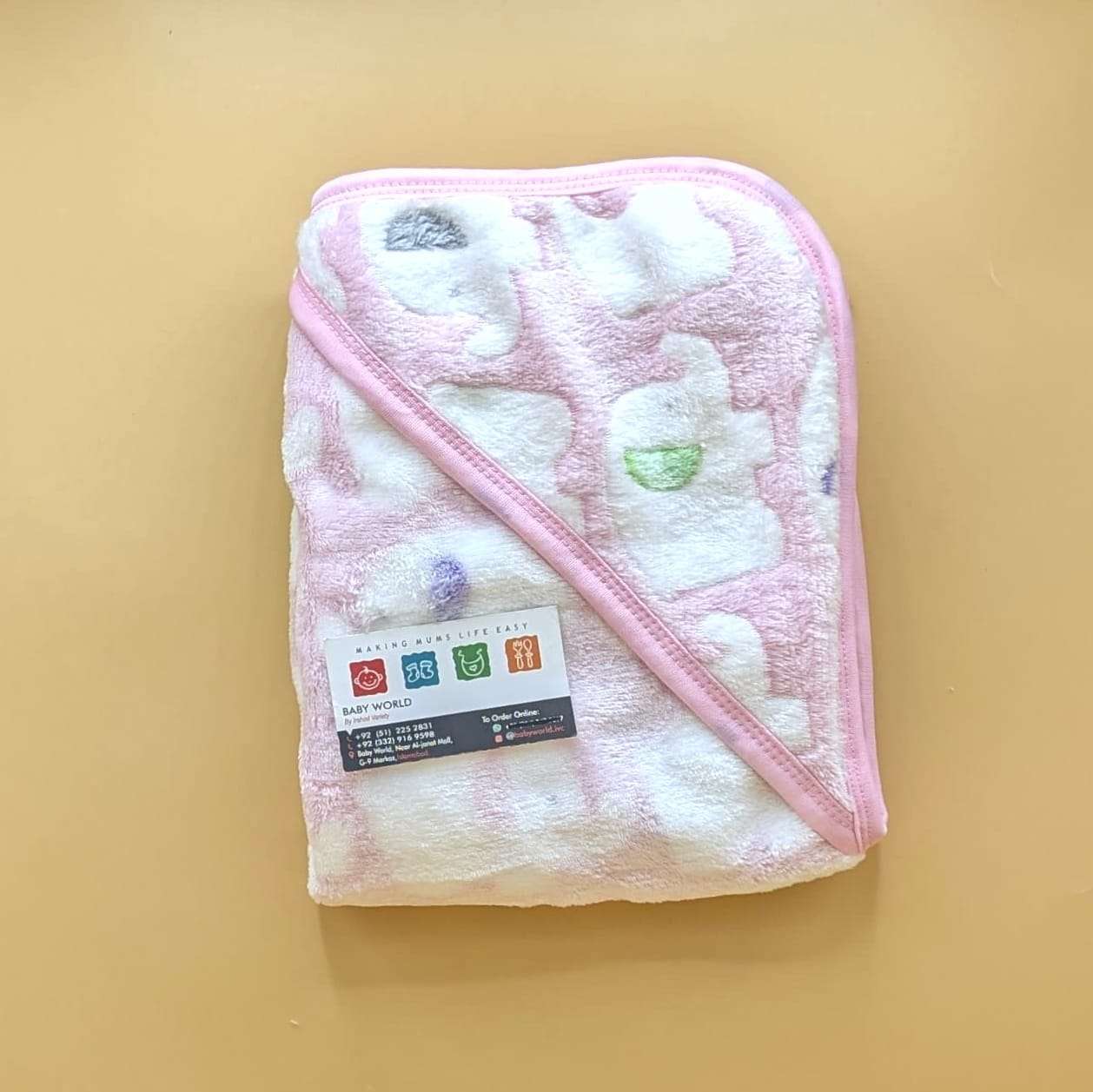 Hooded Wrapping Sheet/Blanket - Winter - Elephant  🐘