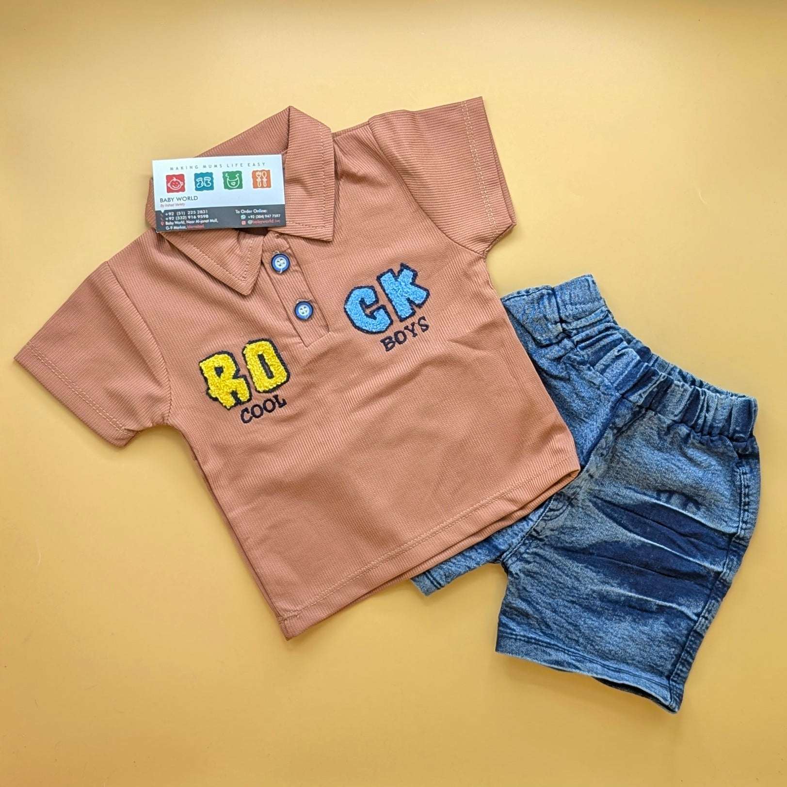 Baby Co-ord Set - Rock