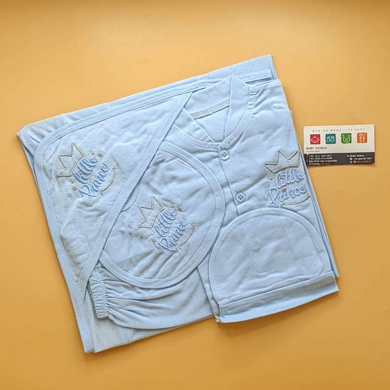 Little Prince Princess 5 Piece Baby Starter Set for Newborn Babies in Pakistan