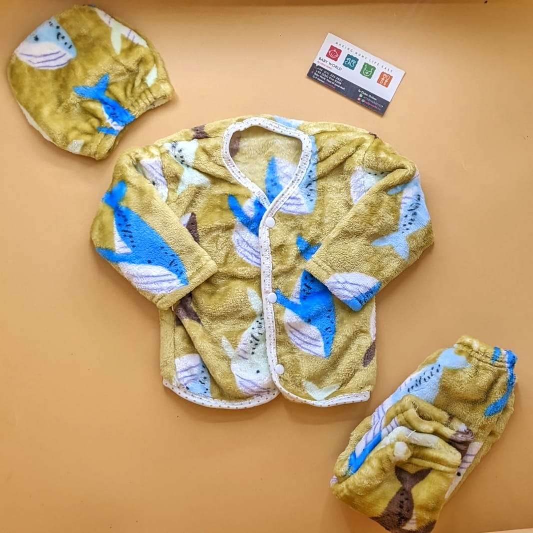 Baby Suit with Cap - Shark 🦈 - Winter