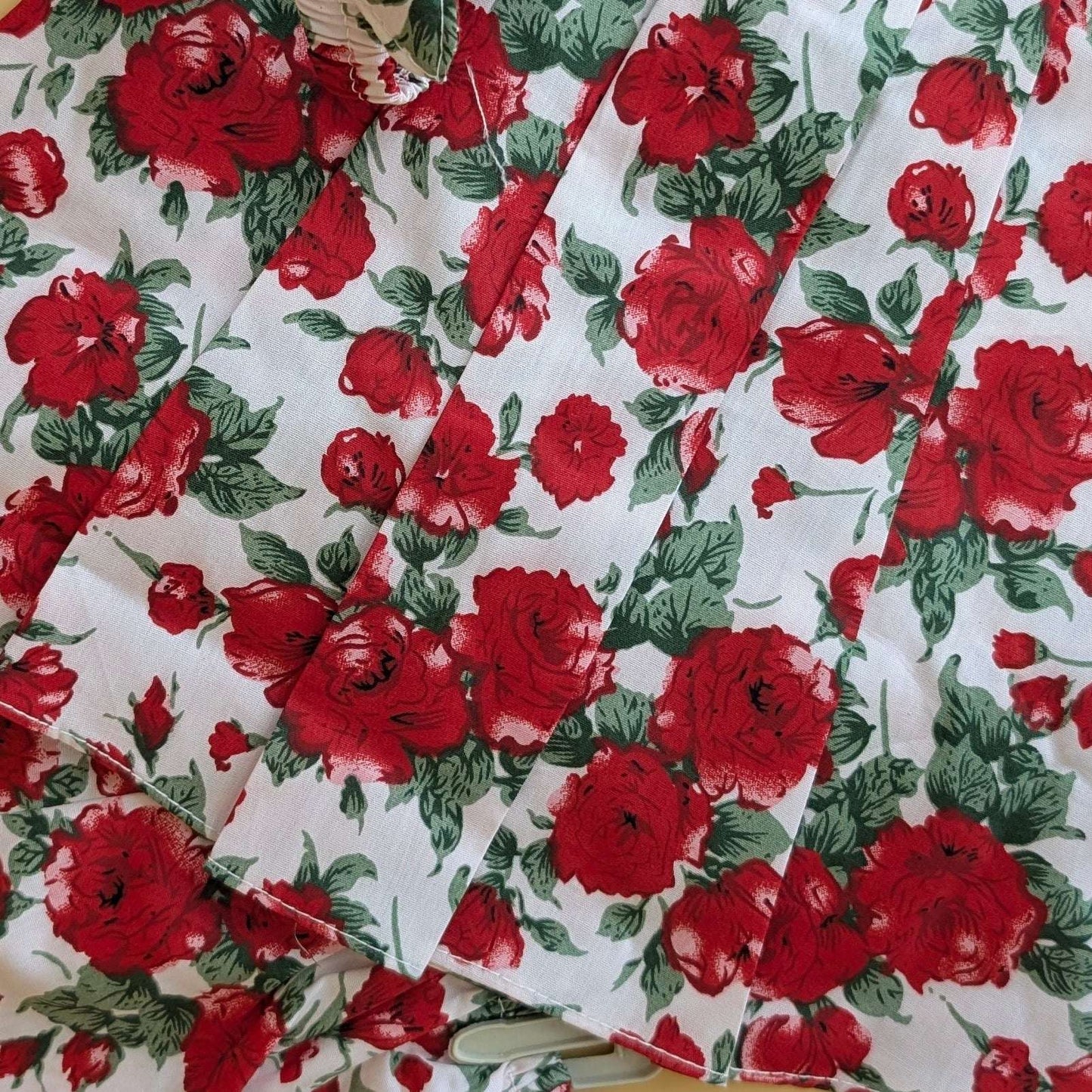 Frock with Pants & Headband - Floral - Red