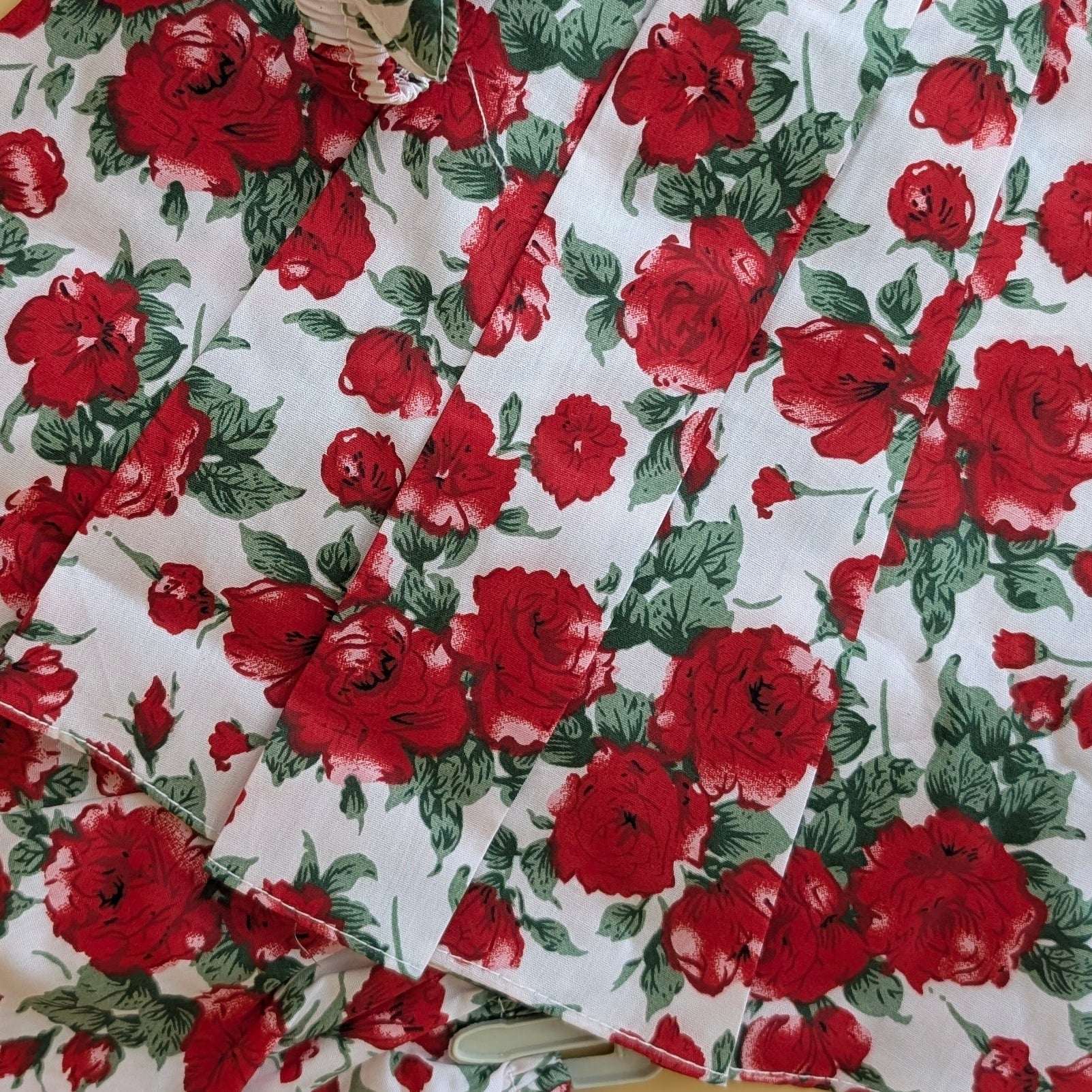 Frock with Pants & Headband - Floral - Red
