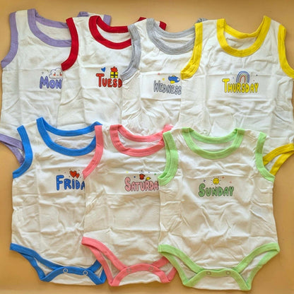 Pack of 7 Days Bodysuits