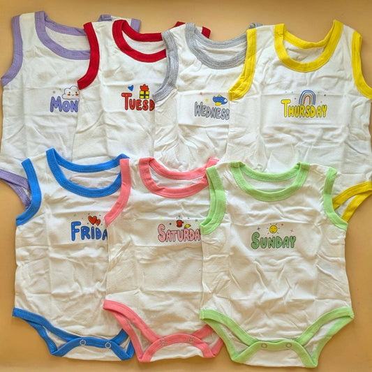 Pack of 7 Days Bodysuits