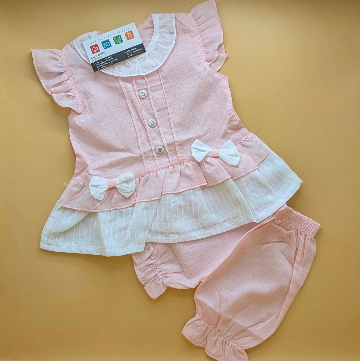 Baby Co-Ord Set - Bow