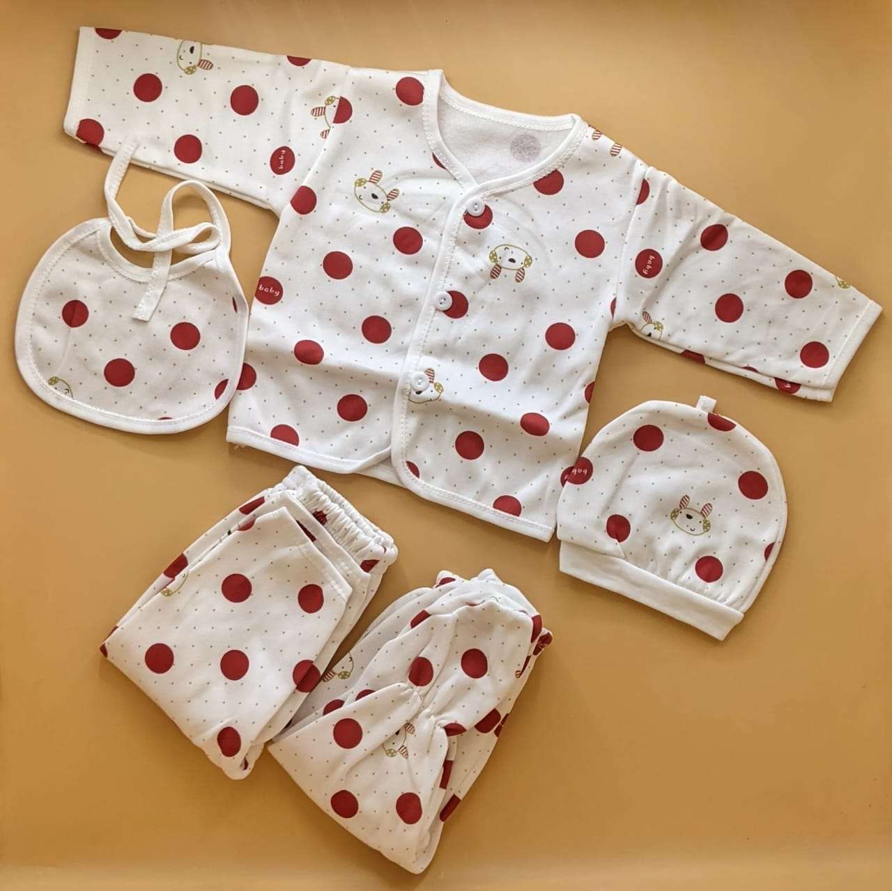 5 Pieces Suit Set - Winter - Circle 🔴