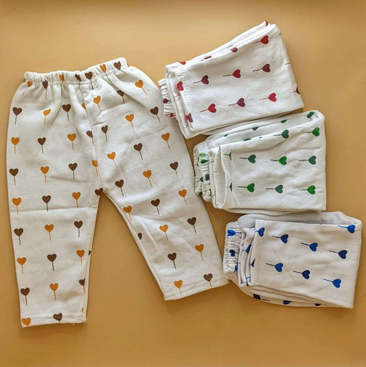 Pack of 4 Pajamas - Winter - Hearts 💜