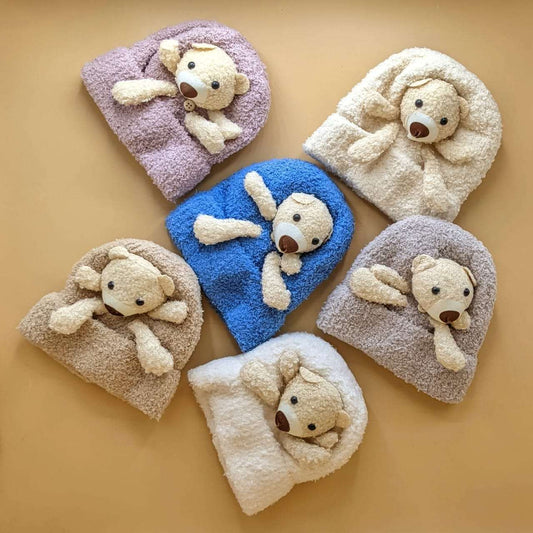 Baby Wool Cap - Teddy Bear 🧸 - Winter