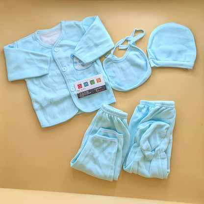 5 Pieces Suit Set - Winter - Plain