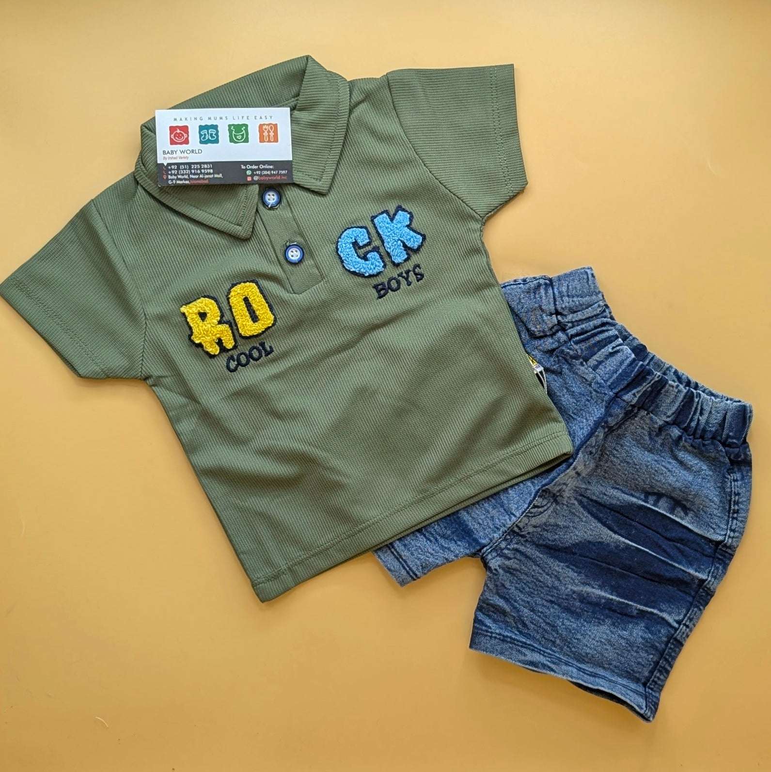 Baby Co-ord Set - Rock