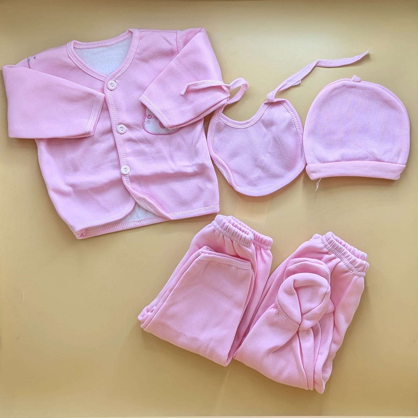 5 Pieces Suit Set - Winter - Plain