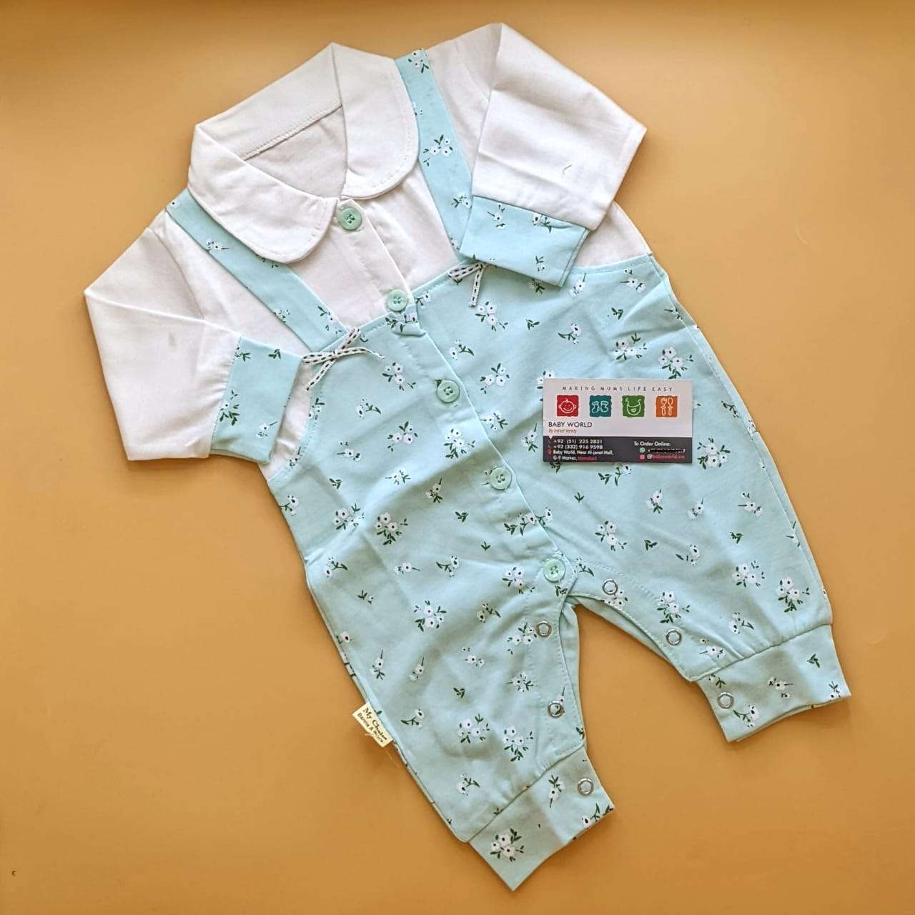 Romper - Floral/Stripes