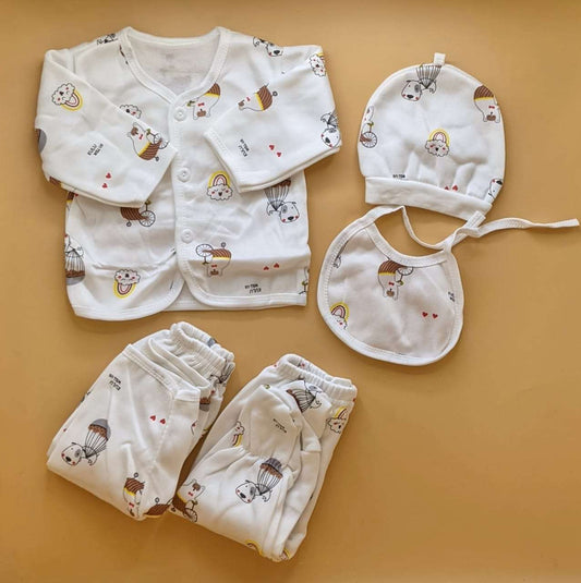 5 Pieces Suit Set - Winter - Bear/Cycle 🚲