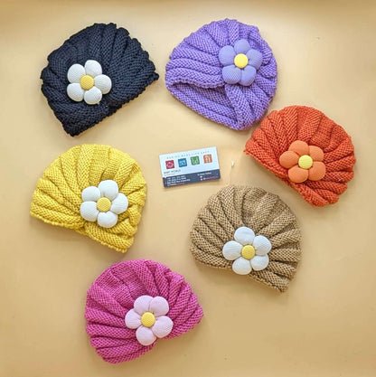Baby Wool Cap - Sun Flower 🌻 - Winter