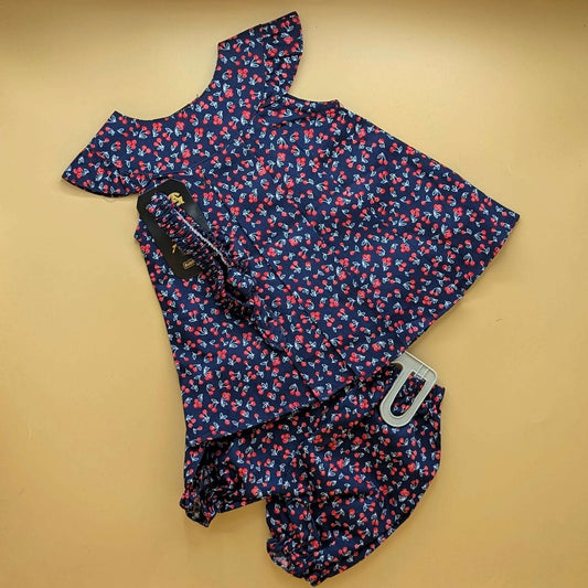 Frock with Pants & Headband - Cherry 🍒