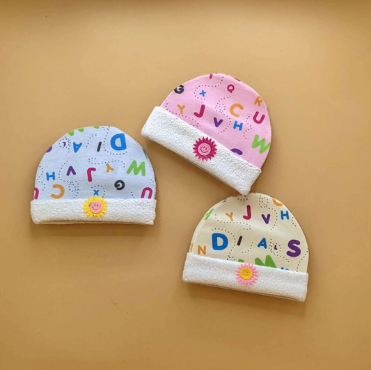 Baby Cap - Alphabets - Winter