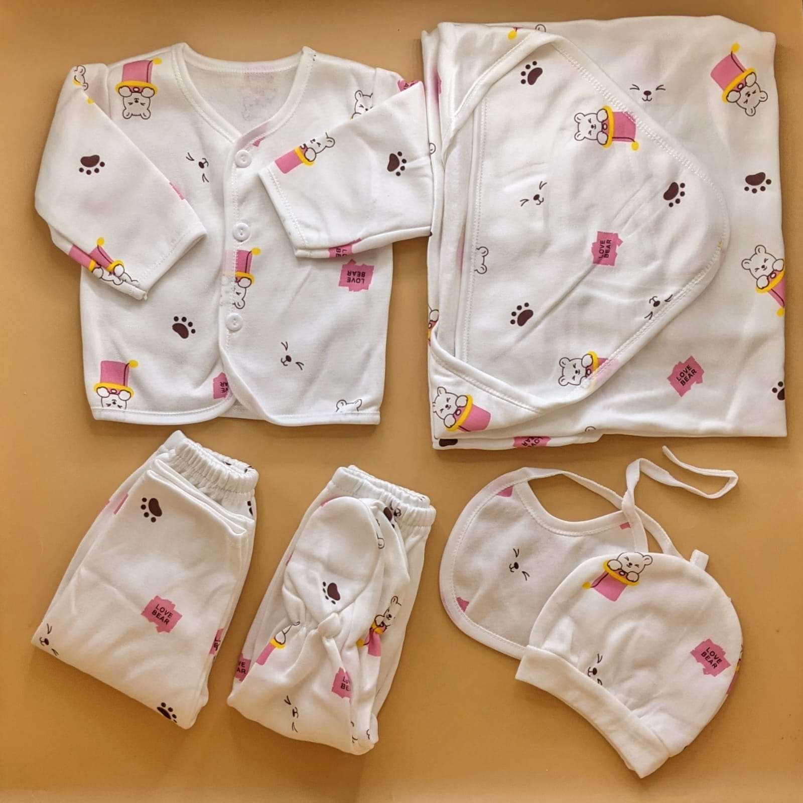6 Pieces Starter/Suit Set - Magic Cap/Bear - Winter