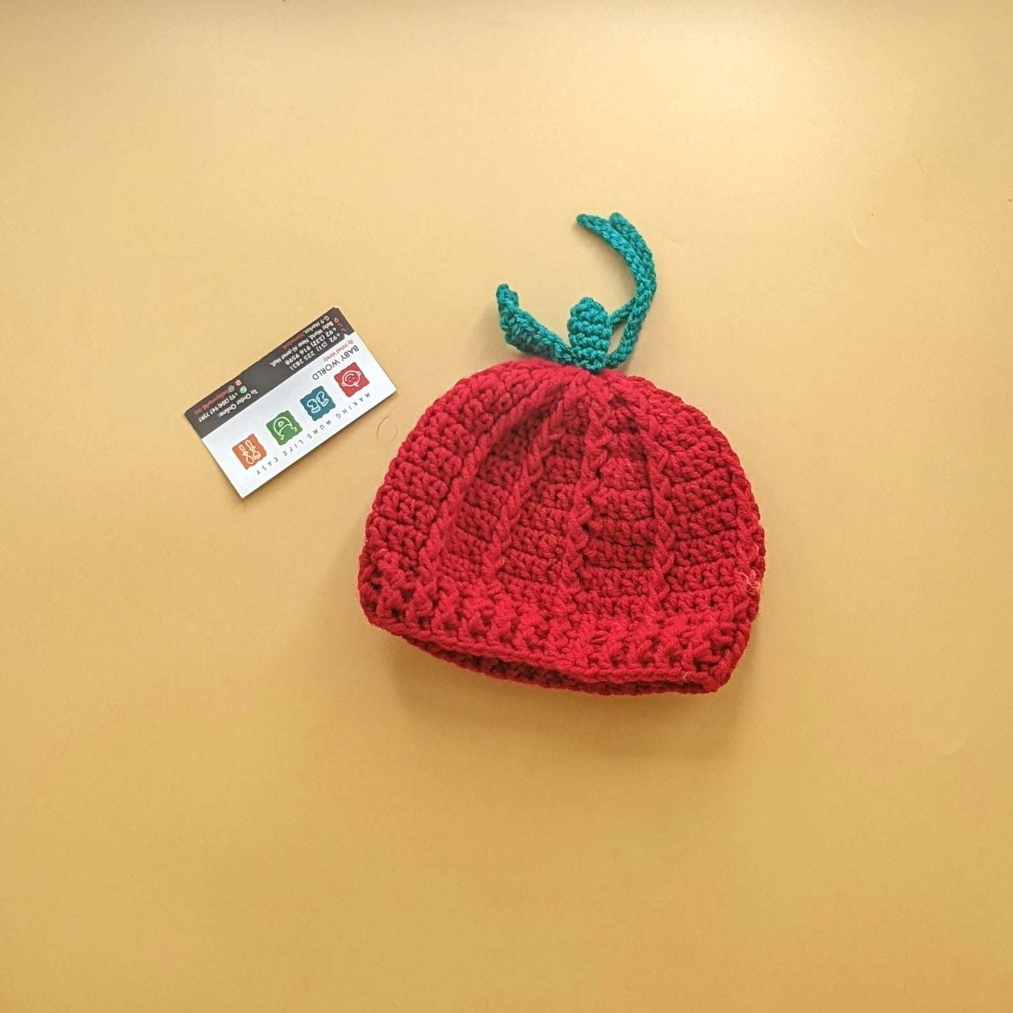 Premium Quality Crochet Handmade Baby Cap - Pumpkin 🎃 - Winter