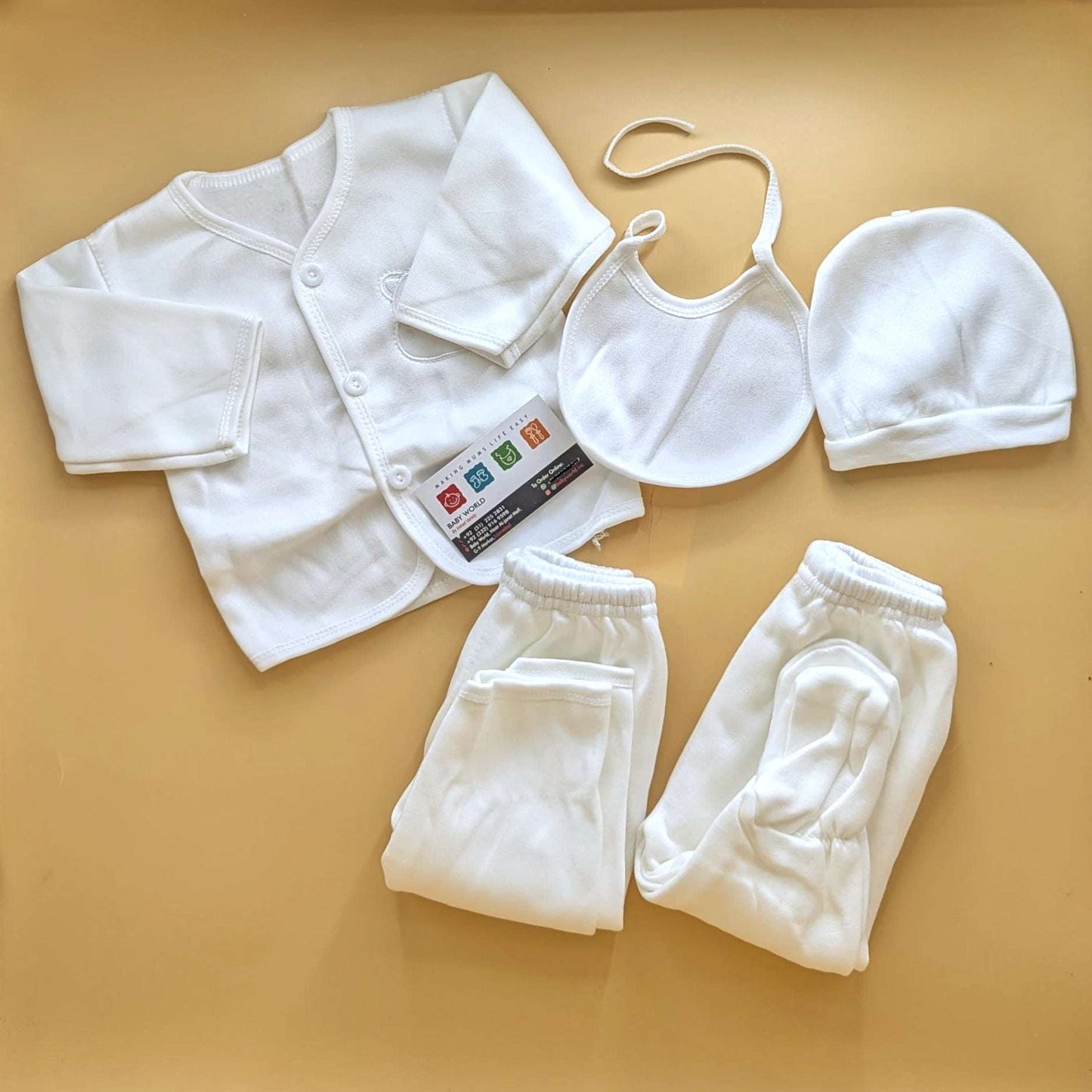 5 Pieces Suit Set - Winter - Plain