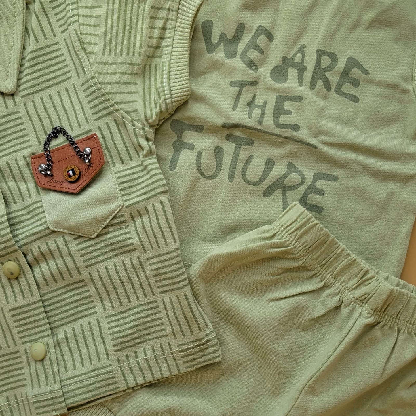 Baby 3 Piece Suit Set - We are the Future
