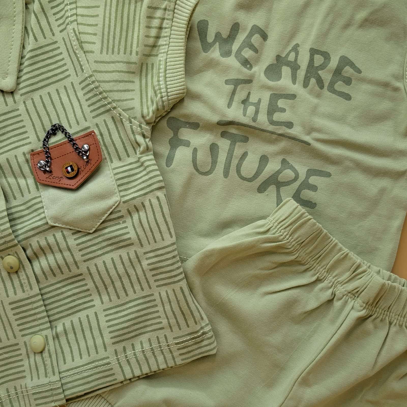 Baby 3 Piece Suit Set - We are the Future