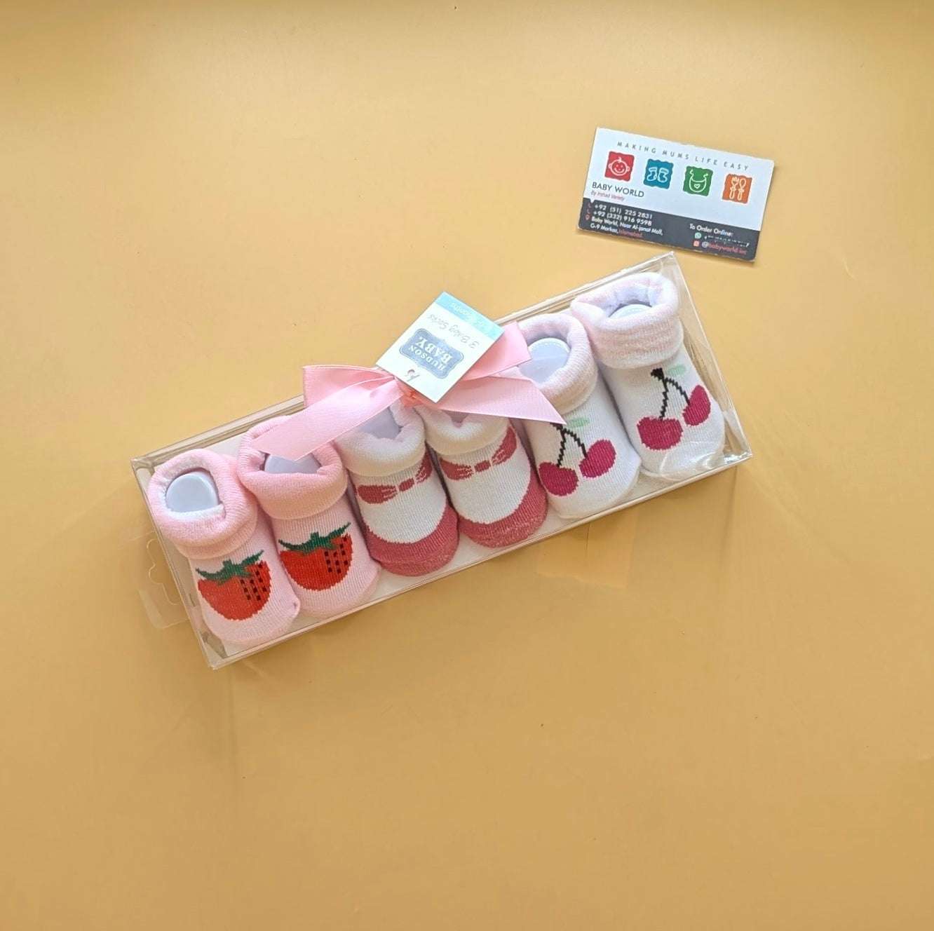 Premium Quality Baby Pack of 3 Booties Set