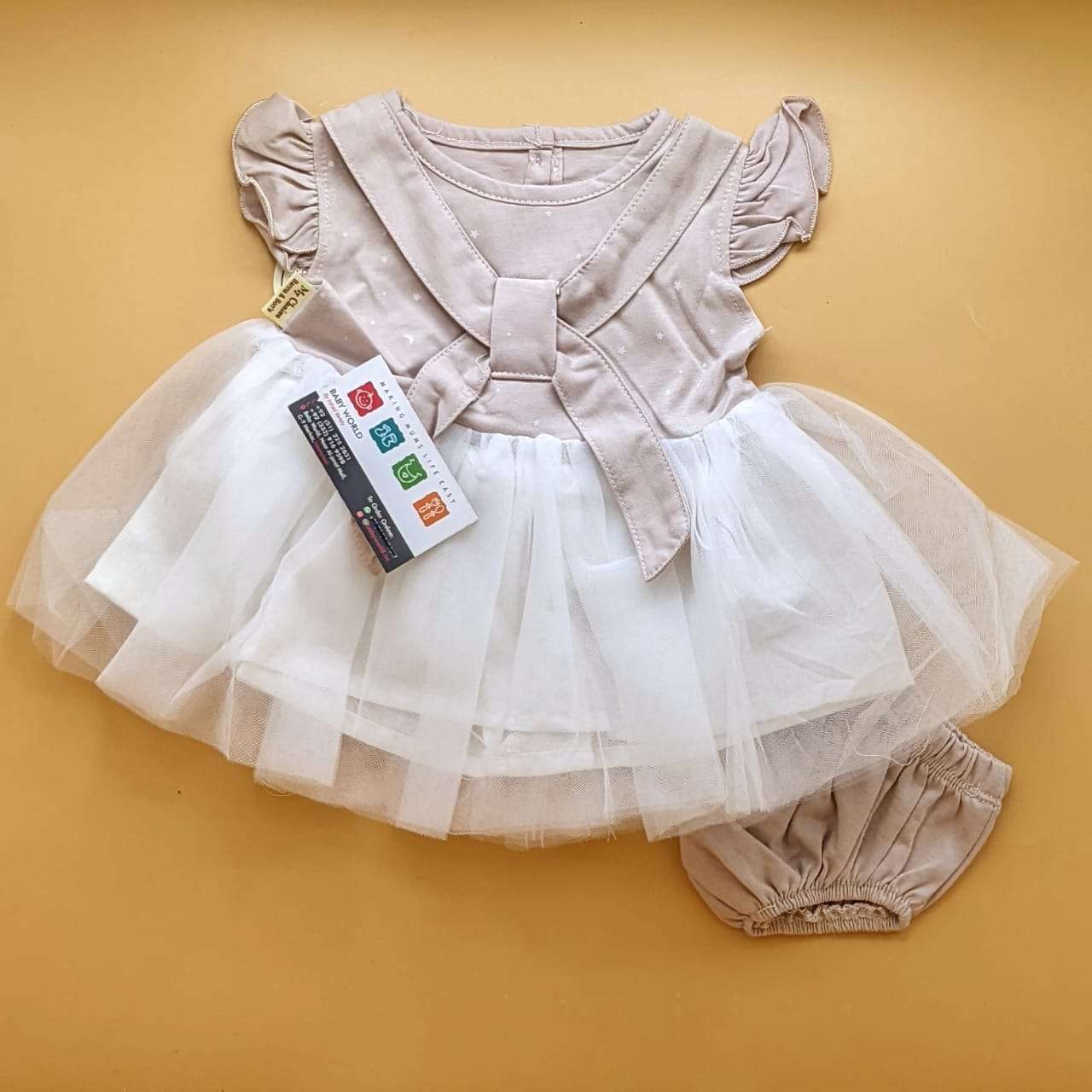Frock with Belt - Tiny Stars ✨
