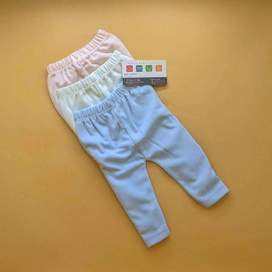 Pack of 3 Pajamas - Baby Pink/Light Green/Blue
