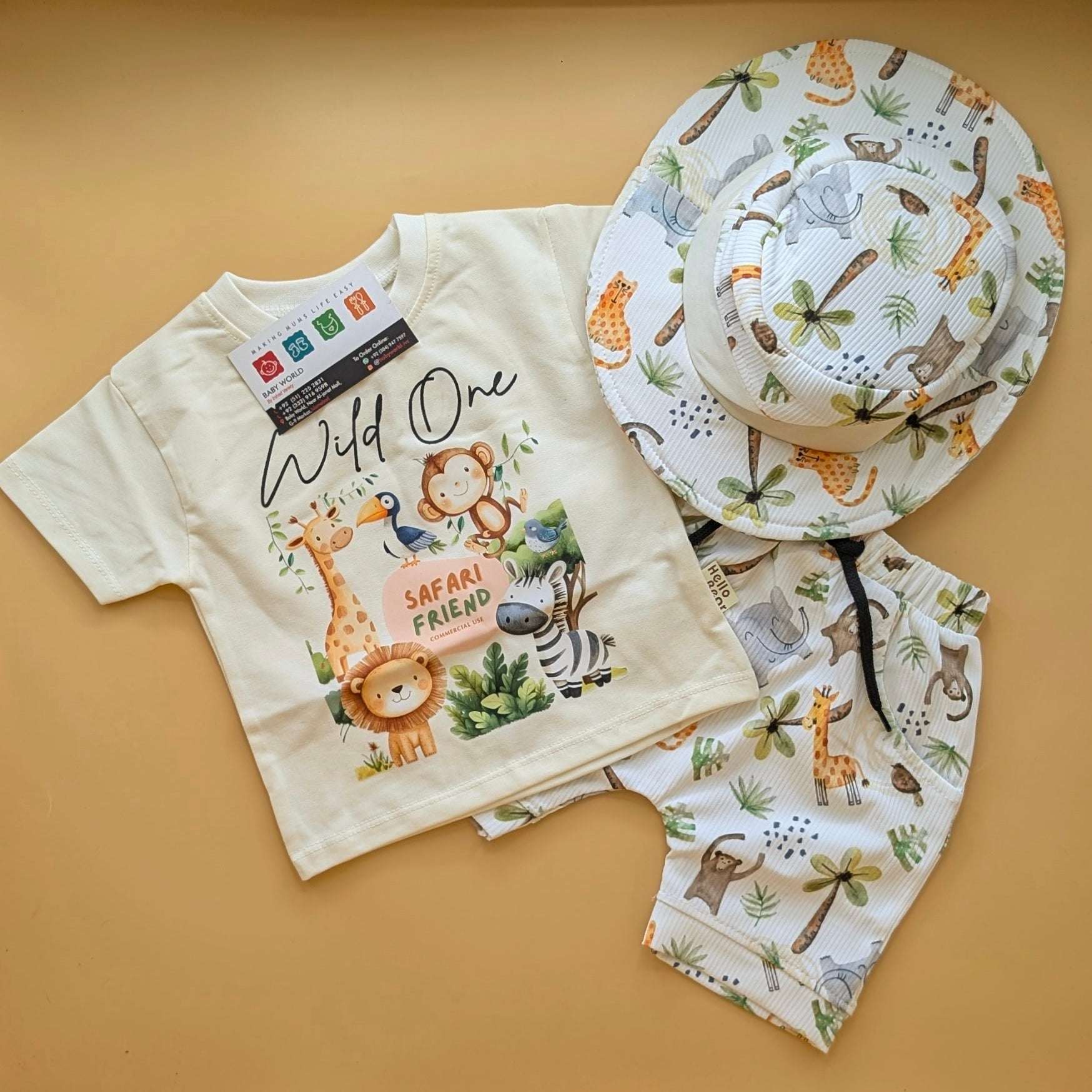 Baby Co-ord Set with Hat - Wil One