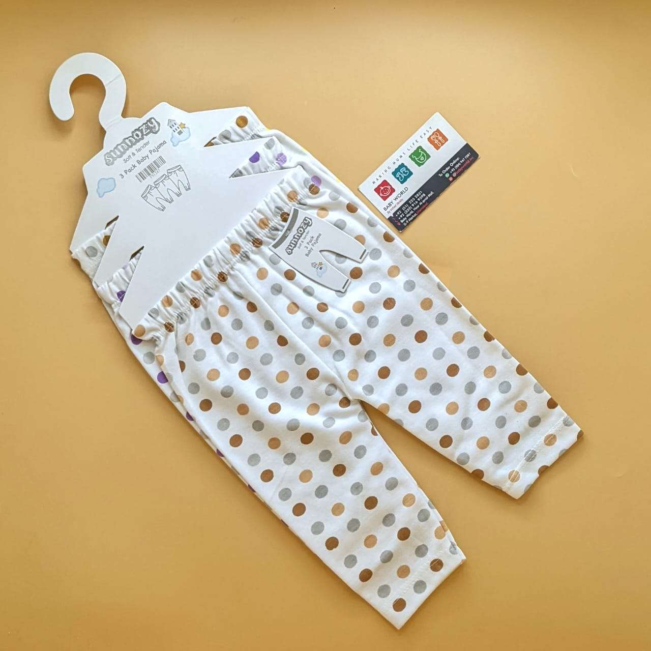 Pack of 3 Pajamas - Dots