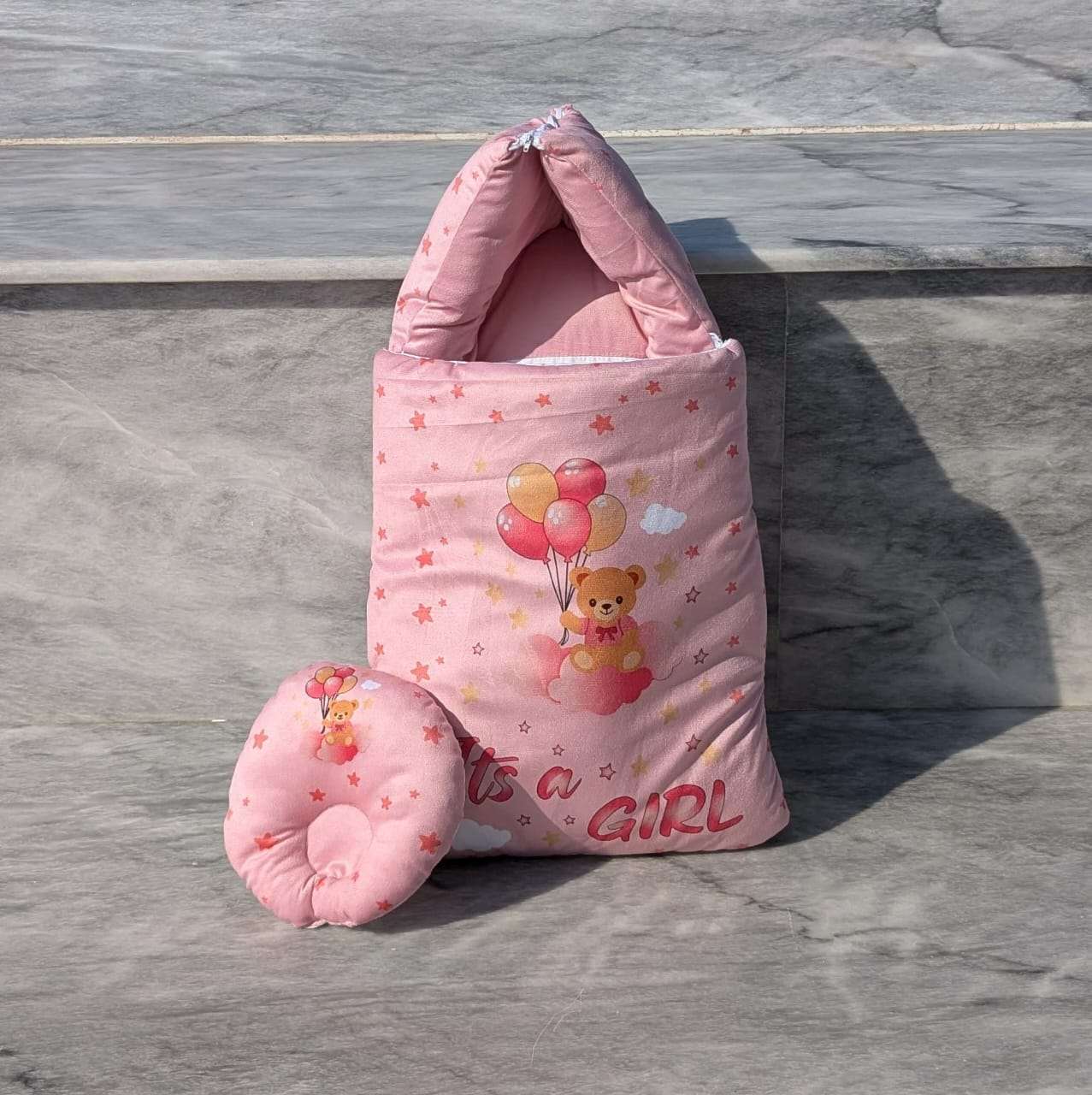 Carry Nest with Pillow - It's a Boy/Girl/Baby