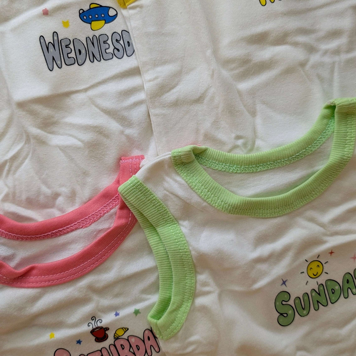 Pack of 7 Days Bodysuits