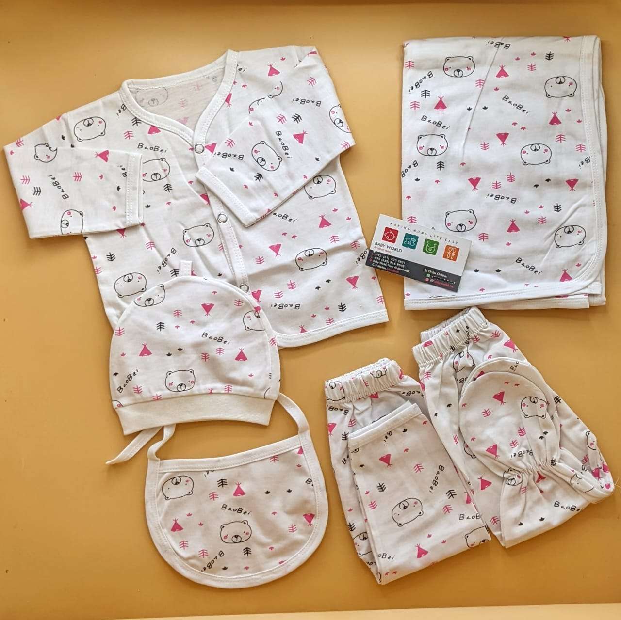 6 Pieces Starter/Suit Set - Bear/Trees 🌲