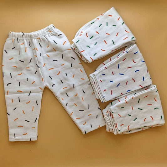 Pack of 4 Pajamas - Winter - Lines