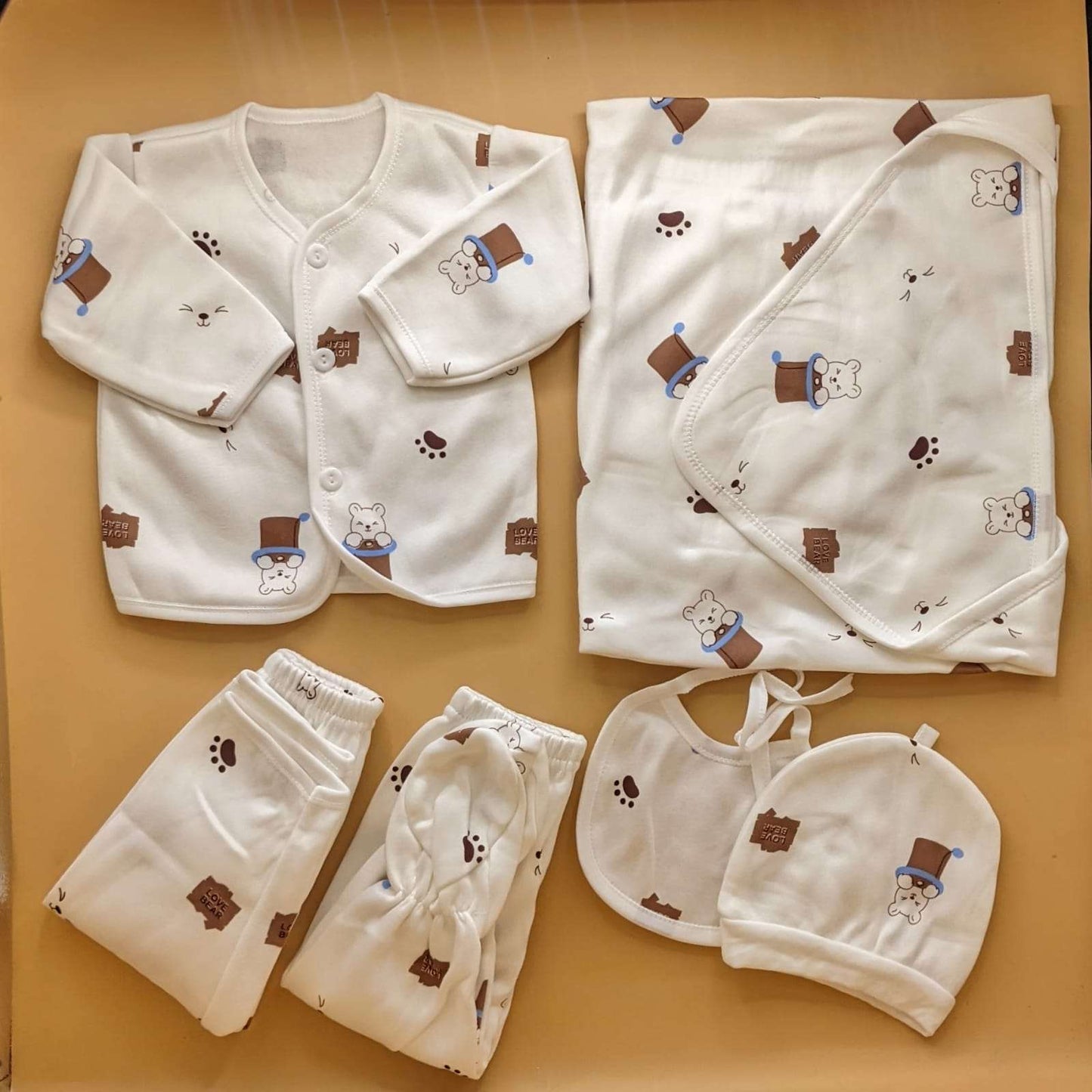 6 Pieces Starter/Suit Set - Magic Cap/Bear - Winter