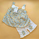 Baby Frock with Pants, Mala & Headband - Floral