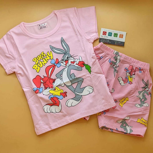 Co-ord set - Baby Pink - Bugs Bunny 🐰