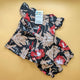 Frock with Pants & Headband - Floral - Black