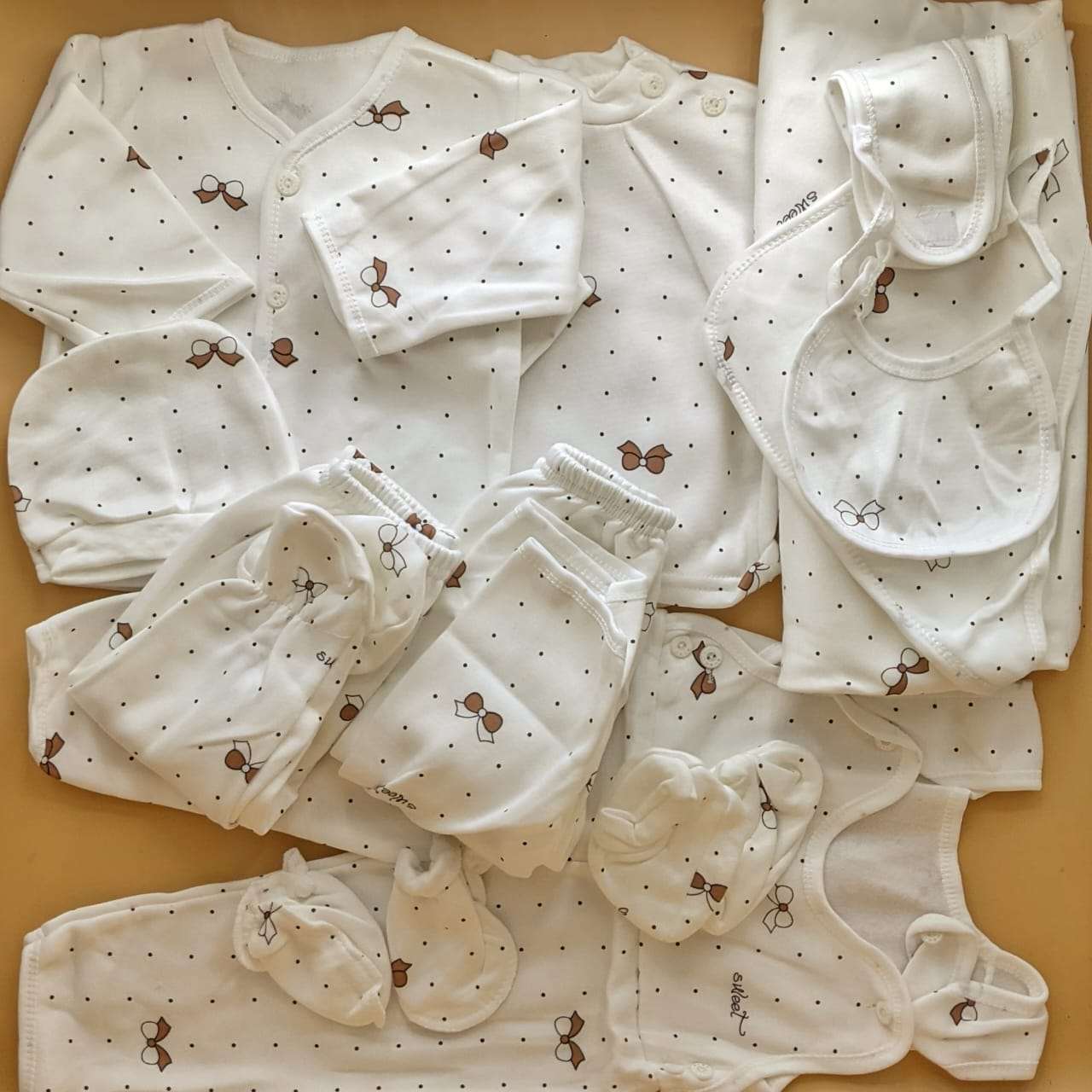 11 Pieces Suit Set - Winter - Bow