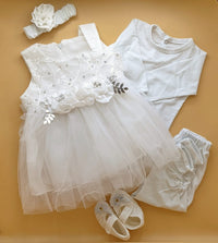 5 Pieces Frock Set - Butterfly