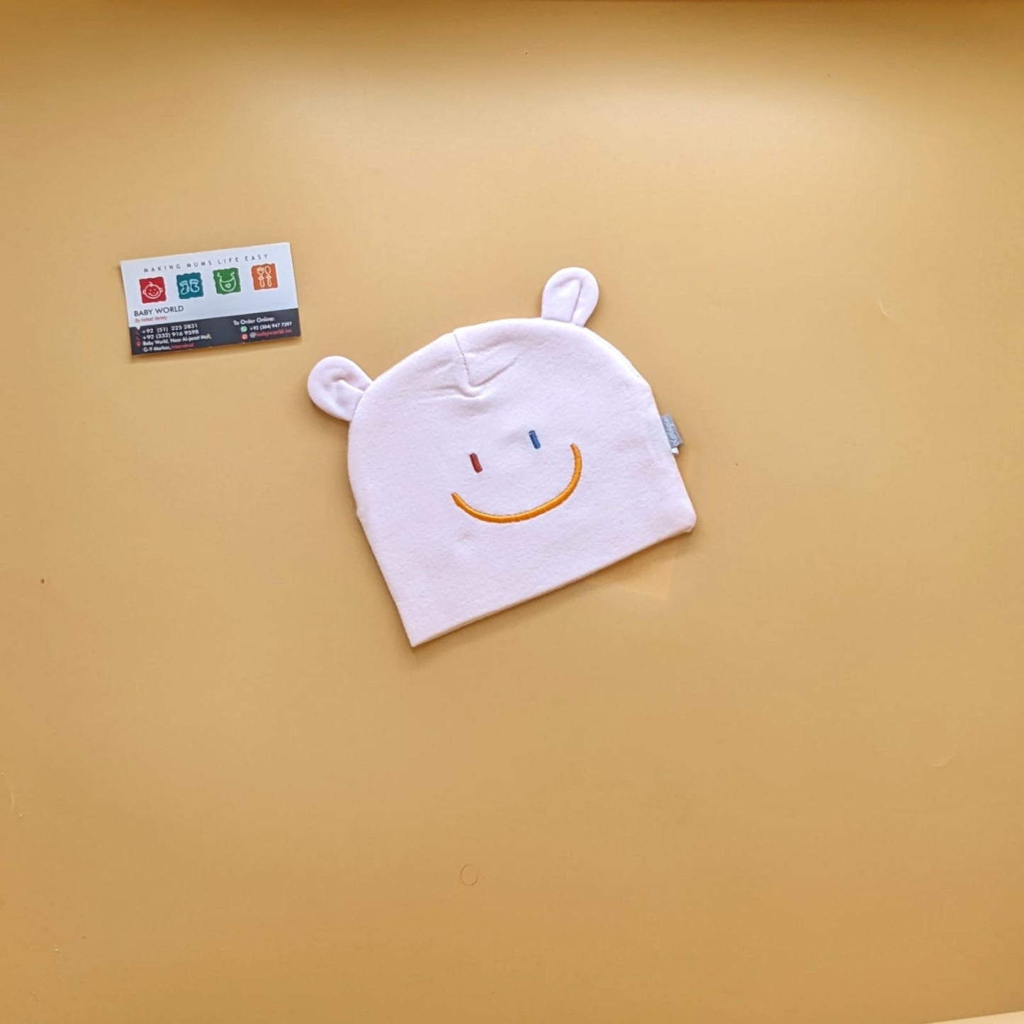 Double Layer Baby Cap - Smile