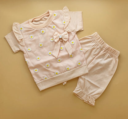 Baby Co-Ord Set - Sun Flowers