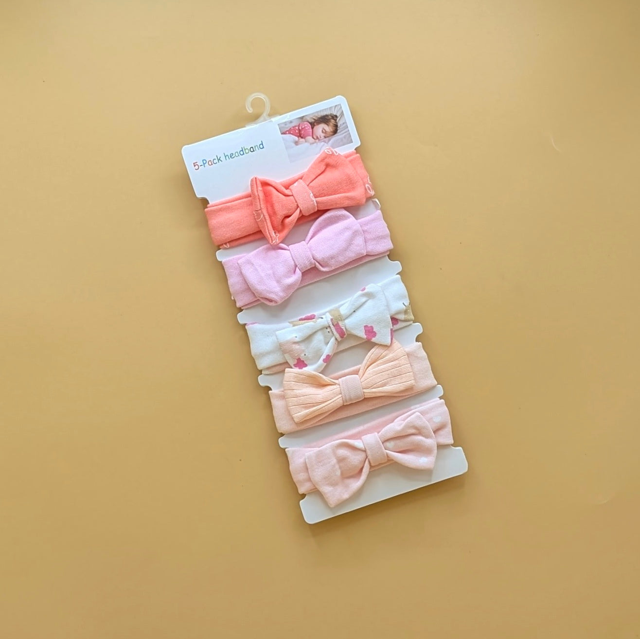 Pack of 5 Headbands Set - Bow