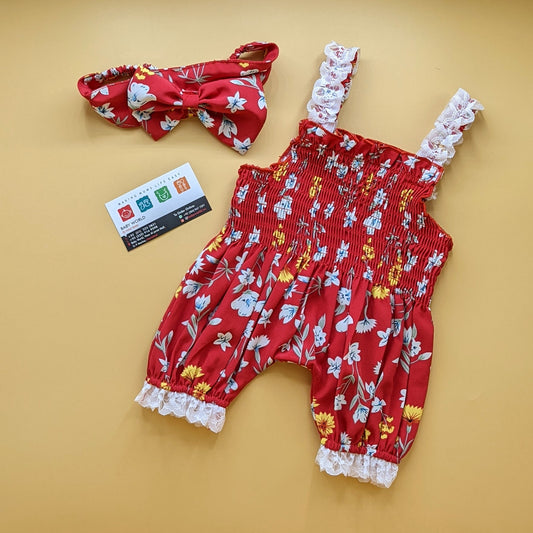 Baby Romper with Headband