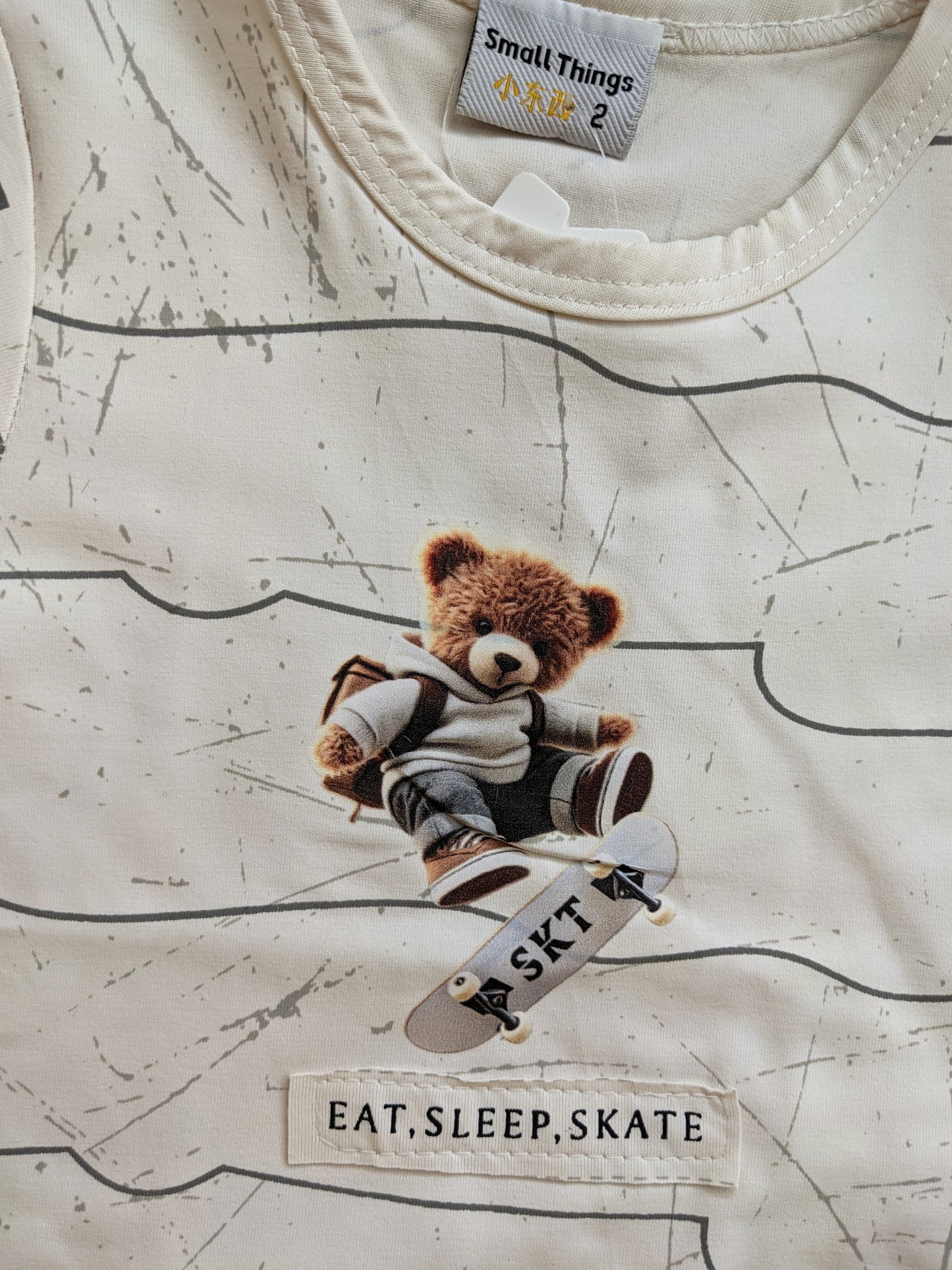 Baby Co-Ord Set - Eat, Sleep, Skate