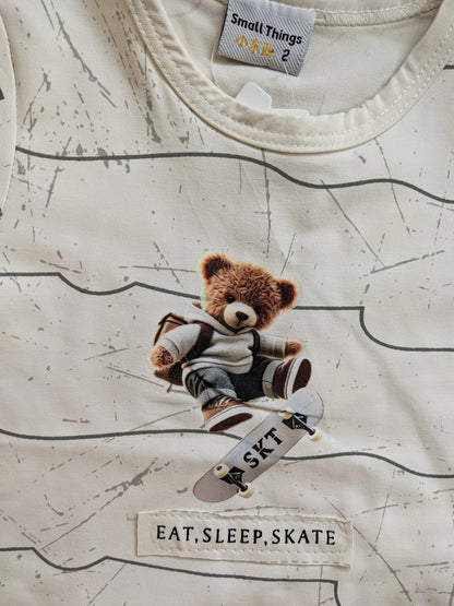 Baby Co-Ord Set - Eat, Sleep, Skate