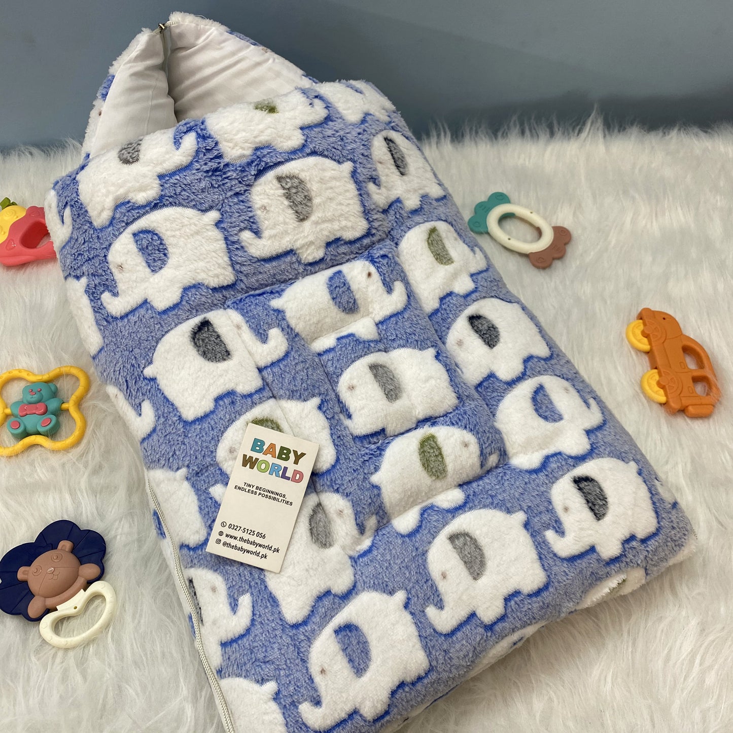 Baby Carry Nest with Hood - Elephant 🐘 - Winter