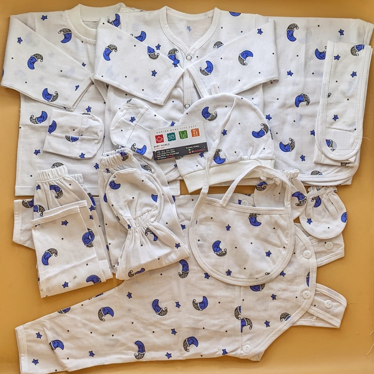 11 Pieces Suit Set - Moon Stars