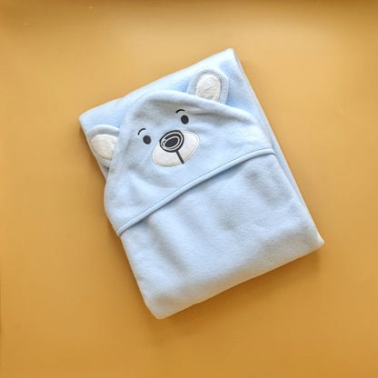 Hooded Wrapping Sheet/Blanket - Winter - Bear 🐻