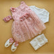 5 Pieces Frock Set